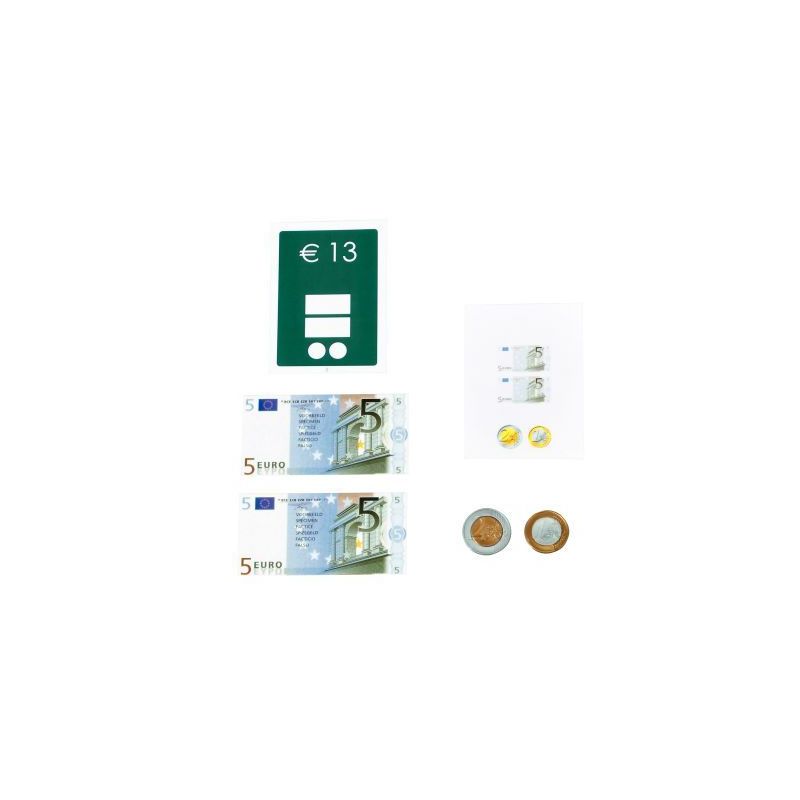 Achetez Etui de 25 Cartes plastifiées trés rigides "exercice de monnaie N1" 87576 pas cher sur Ma ..