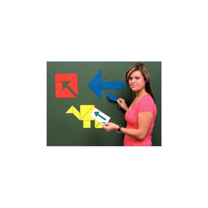 Boite de 3 Tangrams magnétique 20cm 86250