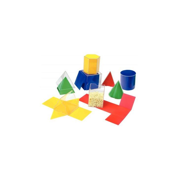 Boite de 8 figures géométriques volumes LER0921