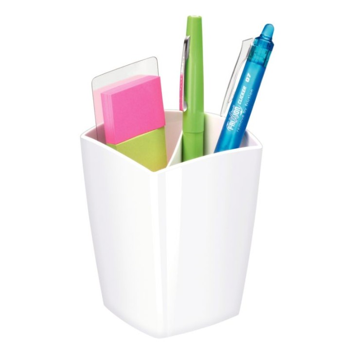 Pot à  crayons 2 cases Cep pro gloss blanc arctique 1005300021 CEP