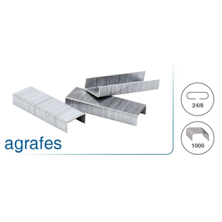 Boîte de 1 000 agrafes 24/8 8017744 PAVO