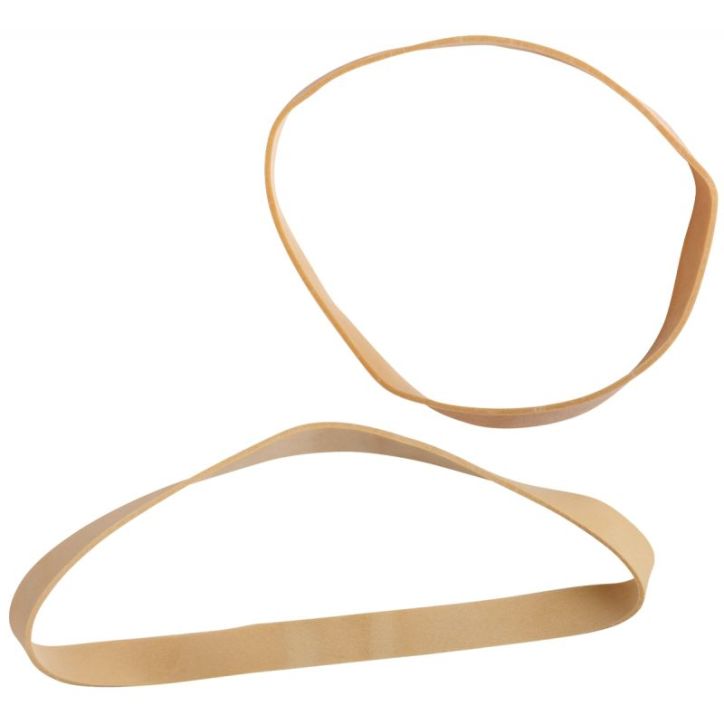 WONDAY Sac de 1kg d'élastique en caoutchouc blond large 120x10mm