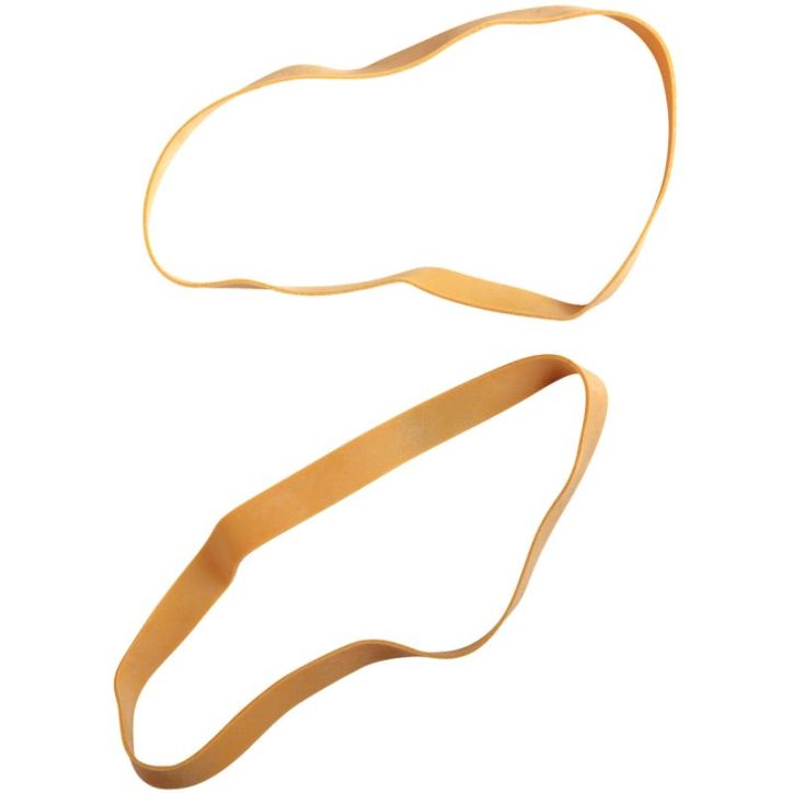 WONDAY Boîte distributrice de 100g d'élastique en caoutchouc blond large 150x10mm