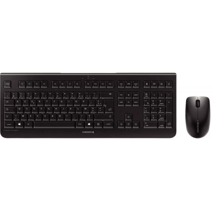 Clavier et souris Cherry DW 3000 sans fil noir 925967 CHERRY