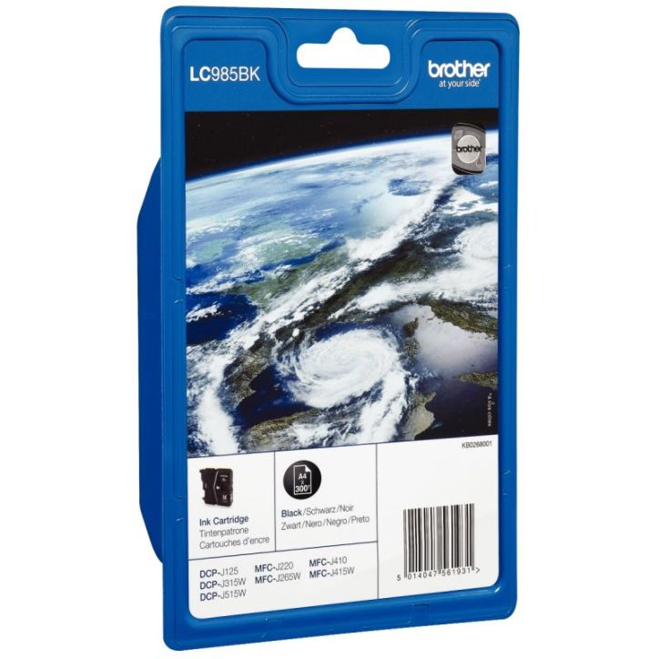 BROTHER Cartouche Jet d'encre Noir LC985BK