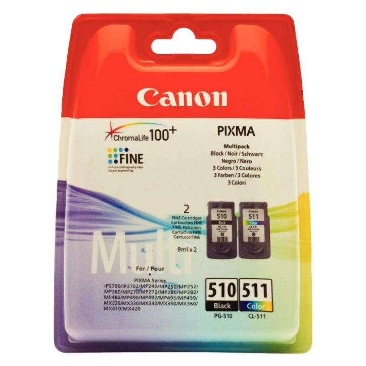 CANON Multipack PG510BK CL511CL Noir 2970B010
