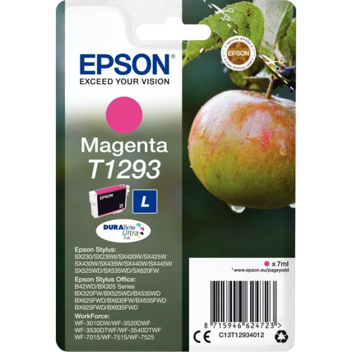 EPSON Cartouche Jet d'encre Magenta C13T12934012