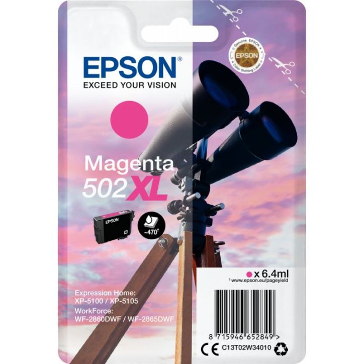 Cartouche jet d'encre à la marque Epson T02W340 magenta haute capacité Jumelles C13T02W34010 EPSON