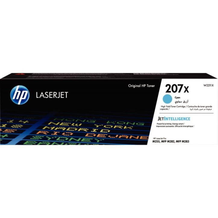 Cartouche laser à la marque HP W2211X cyan, haute capacité 207X HPSPLW2211X HP