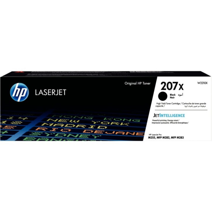Cartouche laser à la marque HP W2210X noir, haute capacité 207X HPSPLW2210X HP