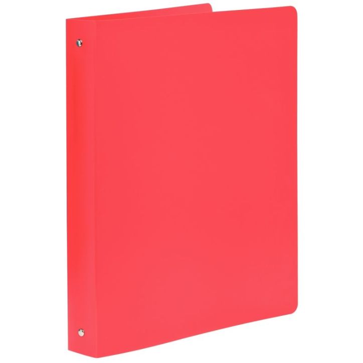 Classeur en polypropylène semi-rigide, 4 anneaux ronds, format A4+, rouge 512805E EXACOMPTA
