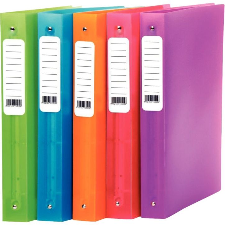 Classeur en polypropylène Color Fresh, format A4+, dos 4 cm, vert clair 1410118VE