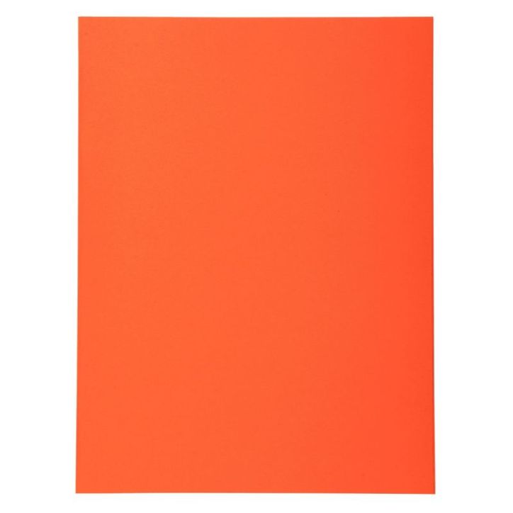 Paquet de 100 chemises 220g FOREVER, format 24x32 cm, orange 410007E FOREVER EXACOMPTA