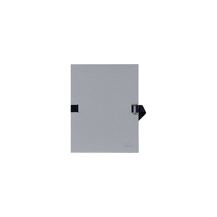 EXACOMPTA Chemise extensible Varia 2230, recouverte de papier grainé Gris