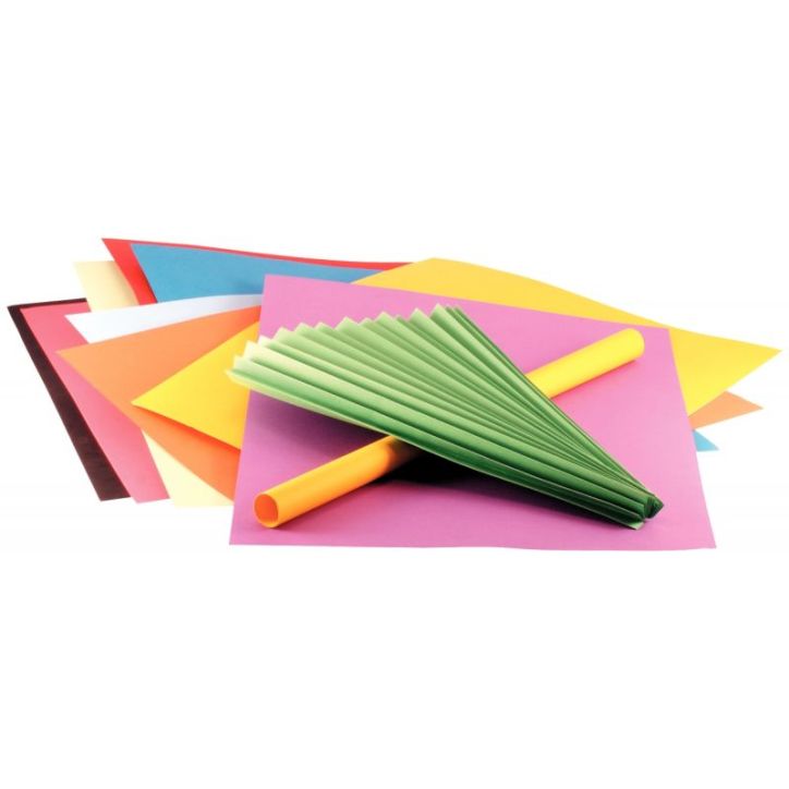 Paquet de 24 feuilles papier Vivaldi 50x65 cm 240 g couleurs assorties C200006389 CANSON