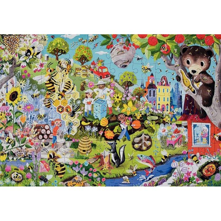 Puzzle 100 pièces EEBOO, protection des abeilles PZBEE EEBOO