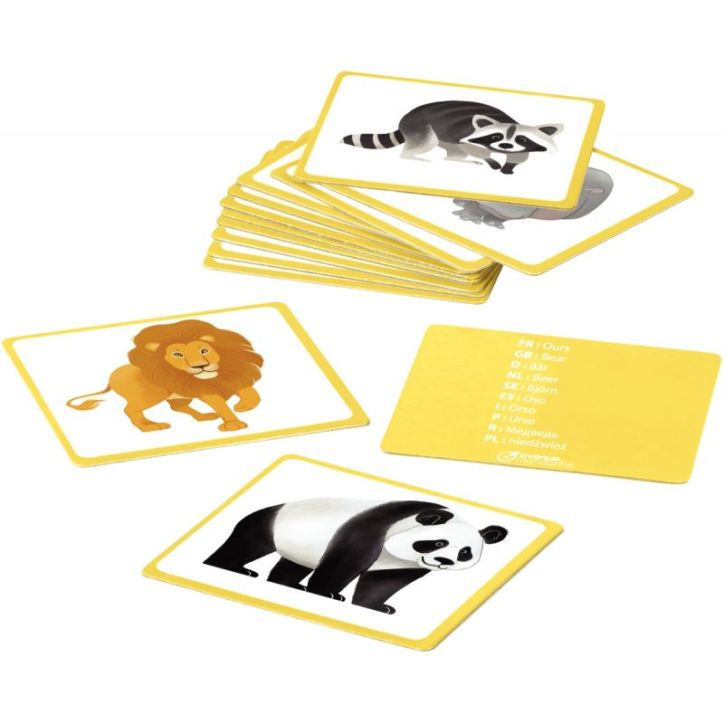 Imagier multilingue animaux sauvage JE528C AVENUE MAN