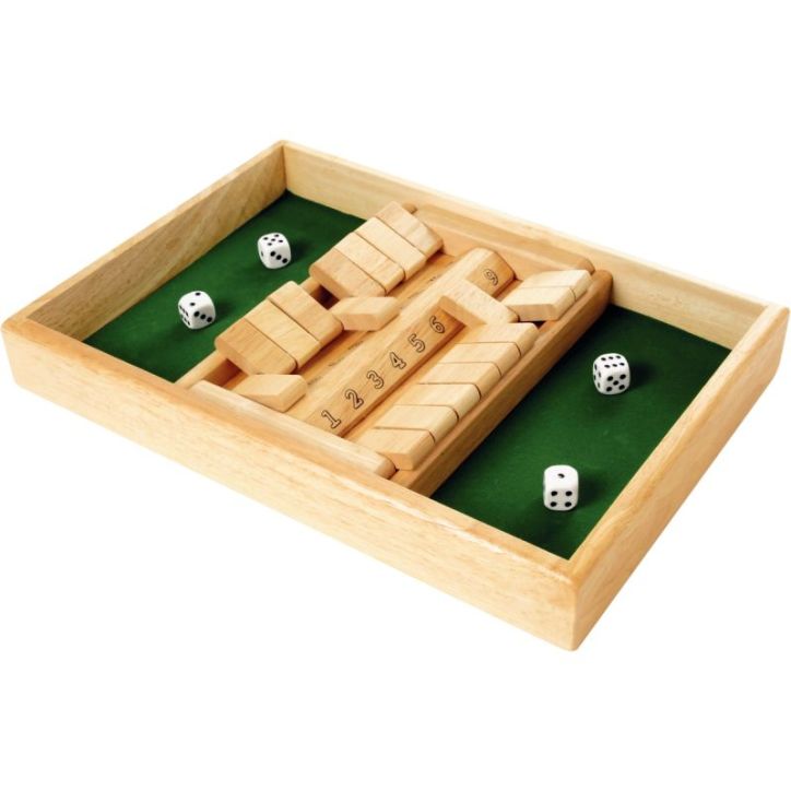 Double jeu SHUT THE BOX en bois 621X2