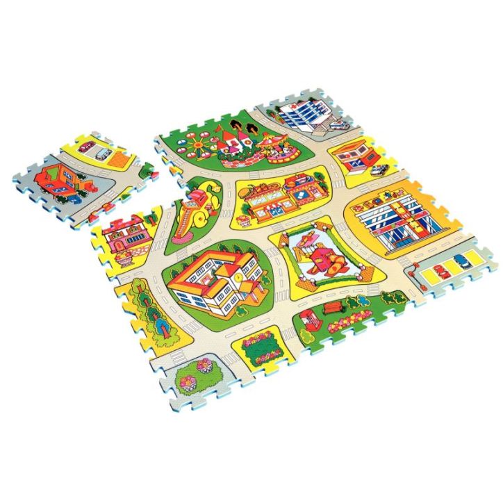Tapis puzzle routier de sol MW0011