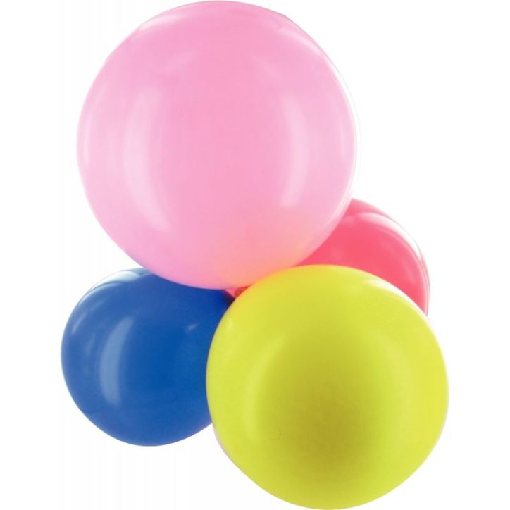 Sachet de 100 ballons de baudruche géants couleurs assortis 36006P