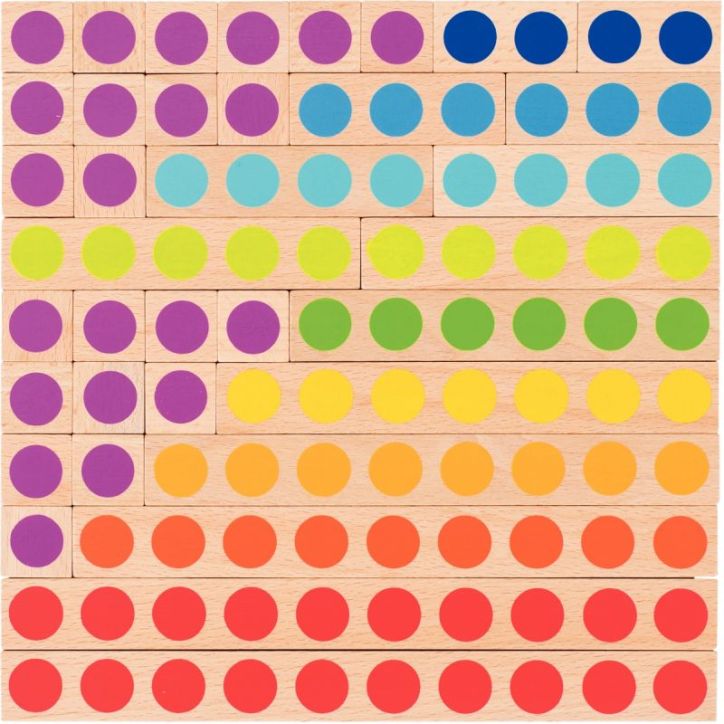 Réglettes de calcul en bois 36 pièces 58535