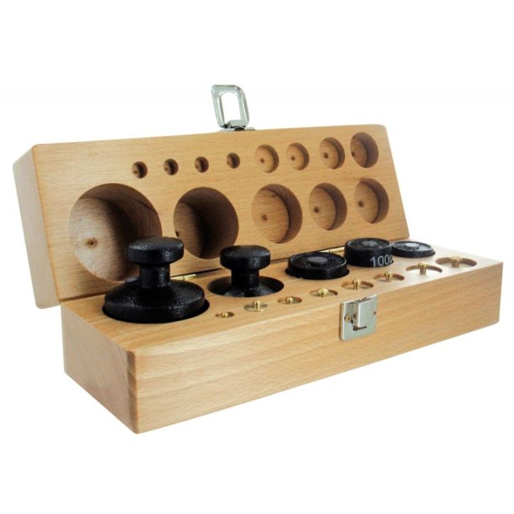 Série de 13 masses marquées en métal 2kg 1058