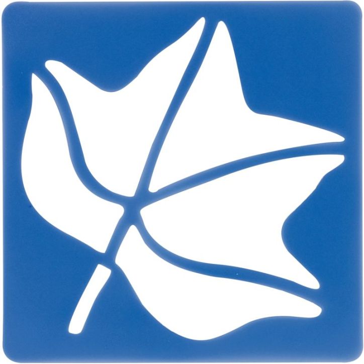 Lot de 12 pochoirs feuilles d'arbres 1315990