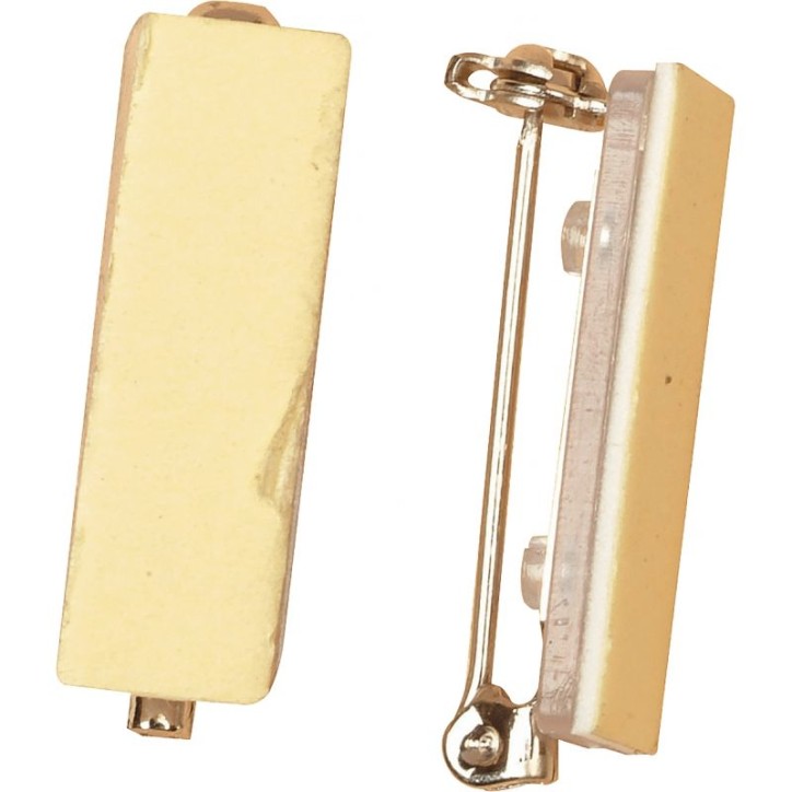 Sac 10 attaches broches en nickel adhésives 540130