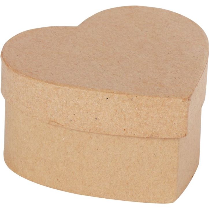 Lot de 10 boîtes forme coeur en carton, 9 x 8 x 5 cm 650110