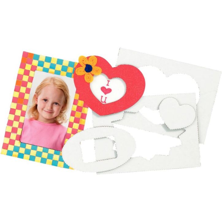 Lot de 24 cadres photos en carton 18x13 cm avec décorations 1125021/R22041 ROYLCO