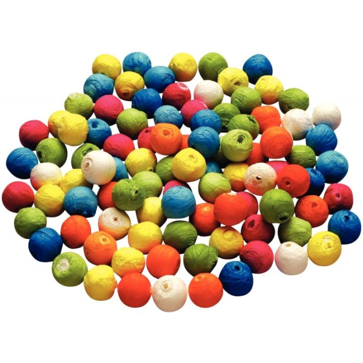 Sachet de 100 boules cellulose colorées, diamètre 25 mm PFF1000257491