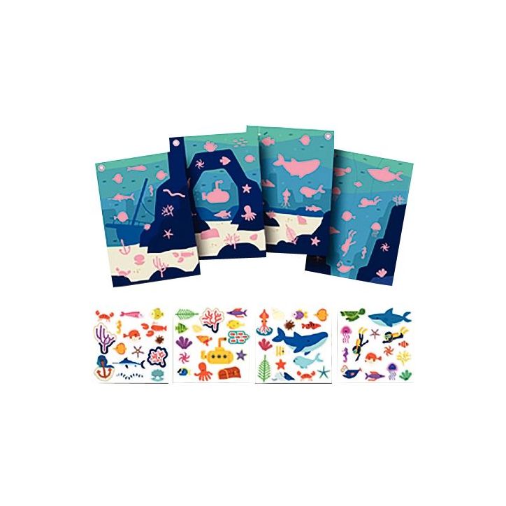 Atelier gommettes multi thématiques connectables ATEFRESQUE-16