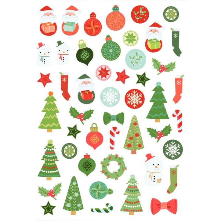 Sachet de 346 gommettes Noël assorties MAJ6094