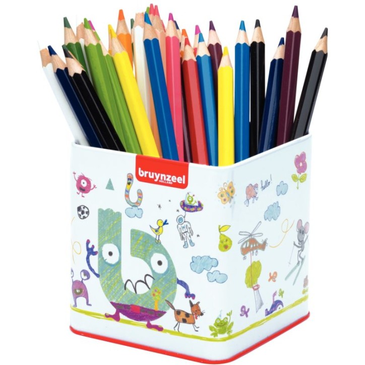 Pot de 48 crayons de couleur Méga Colour assortis 60517048