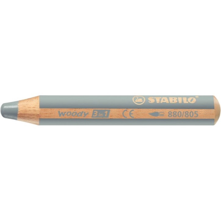 Crayon de couleur Woody argent 880/805 STABILO