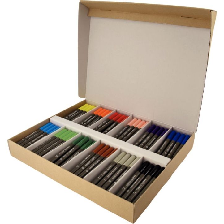 Schoolpack de 144 feutres Éco family jumbo 42829 CARIOCA