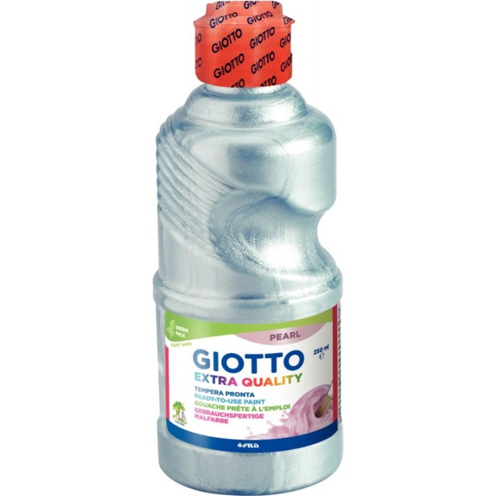 Flacon 250ml de gouache nacrée GIOTTO PEARL PAINT, cyan F53130400 GIOTTO