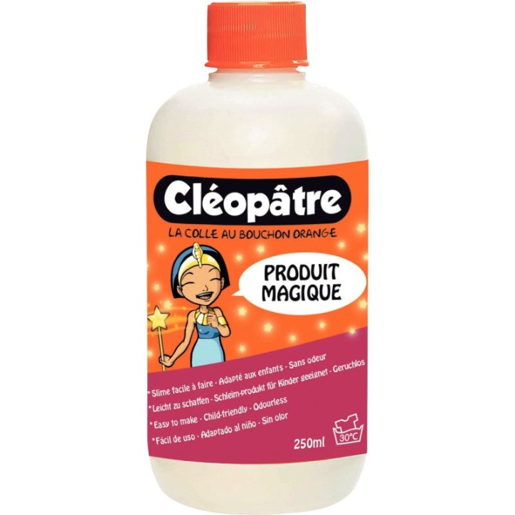 Flacon 250ml de produit magique pour slime PM250 CLEOPATRE
