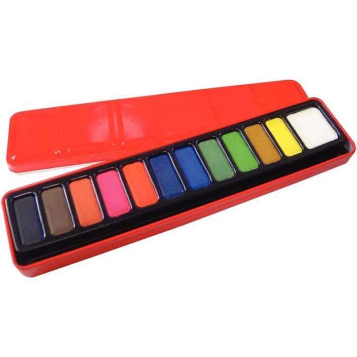 Boîte de 12 godets d'aquarelle Z1000