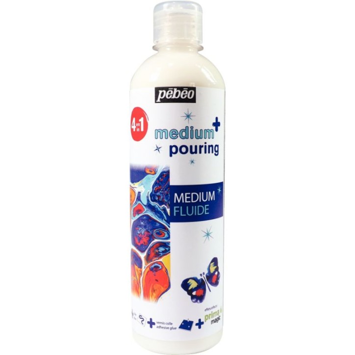 Flacon 500 ml de médium pouring 364801 PEBEO