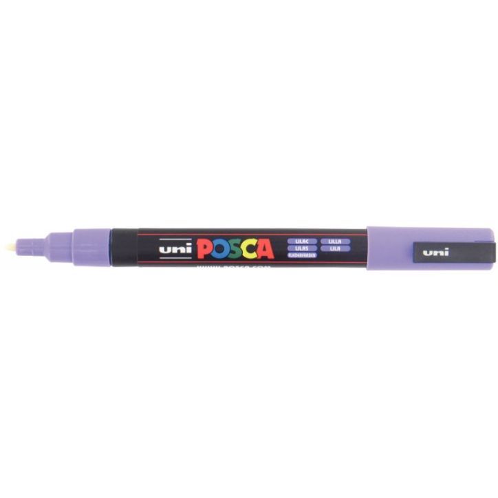 Marqueur pointe fine conique lilas PC3M L POSCA UNIBALL