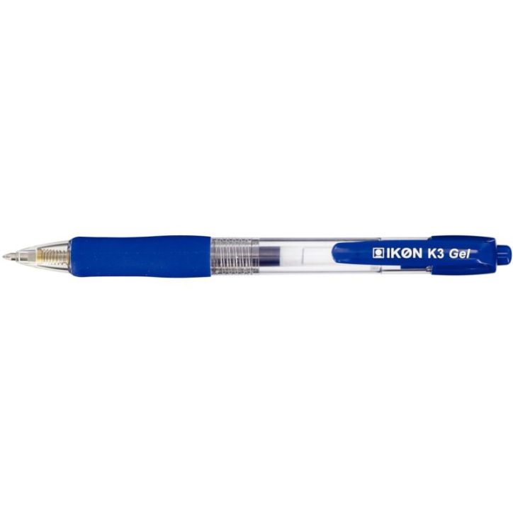 Stylo gel rétractable K3 bleu K3-03