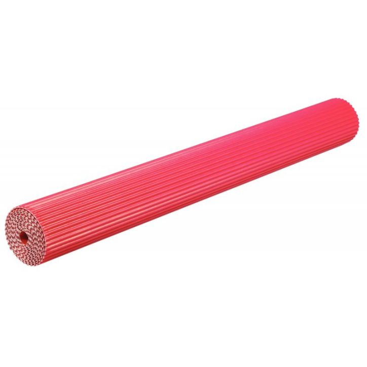 Rouleau de carton ondulé 2 x 0,70 cm couleur rouge 451006C MAILDOR CLAIREFONTAINE