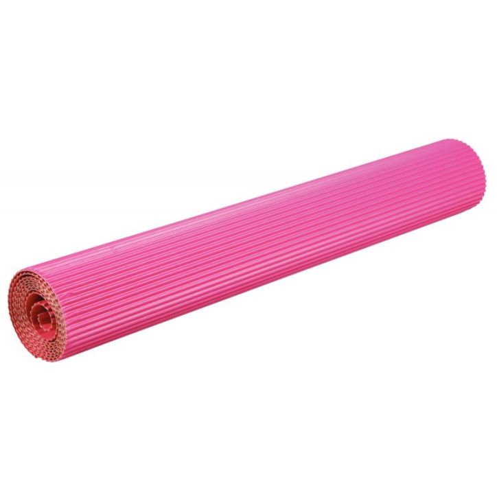 Rouleau de carton ondulé 2 x 0,70 cm couleur fuchsia 451087C MAILDOR CLAIREFONTAINE