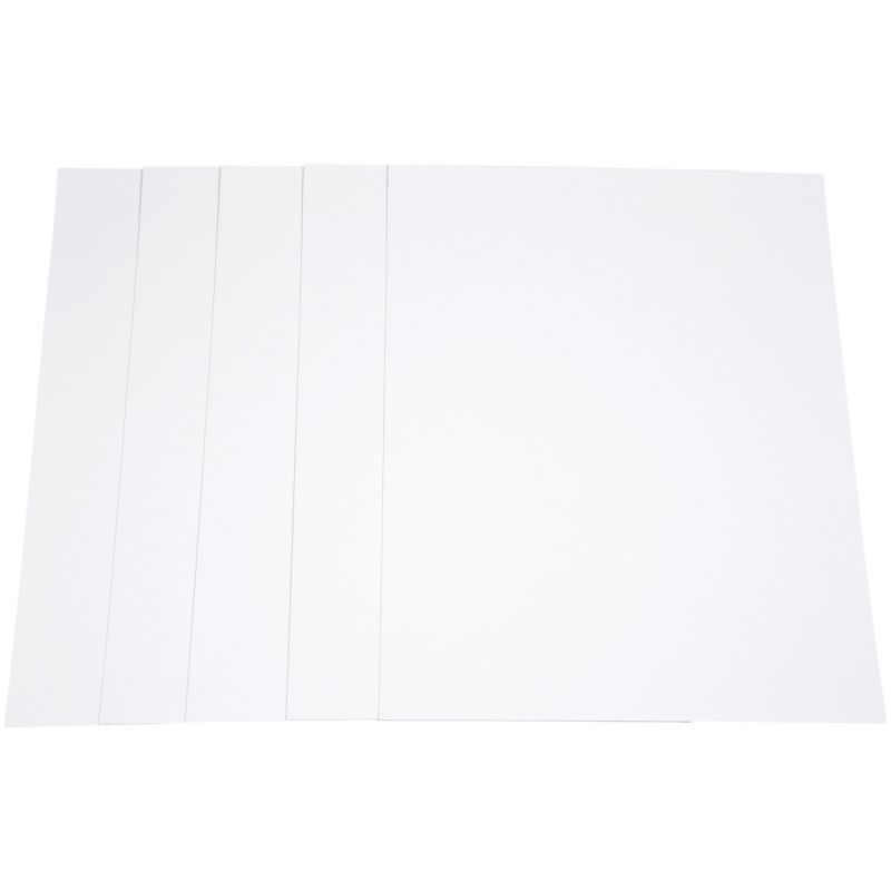 50 Feuilles Carton épais A4 300g/m² - Blanc, Pour Travaux Manuels, Impression