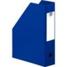 OXFORD Porte-revues en PVC soudé, dos de 10 cm 32x24cm, livré a plat. Coloris Bleu foncé